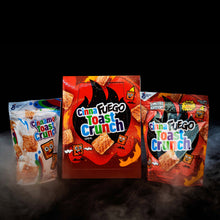 Feel the Fuego Challenge Kit with the front of the two pouches and the challenge kit box
