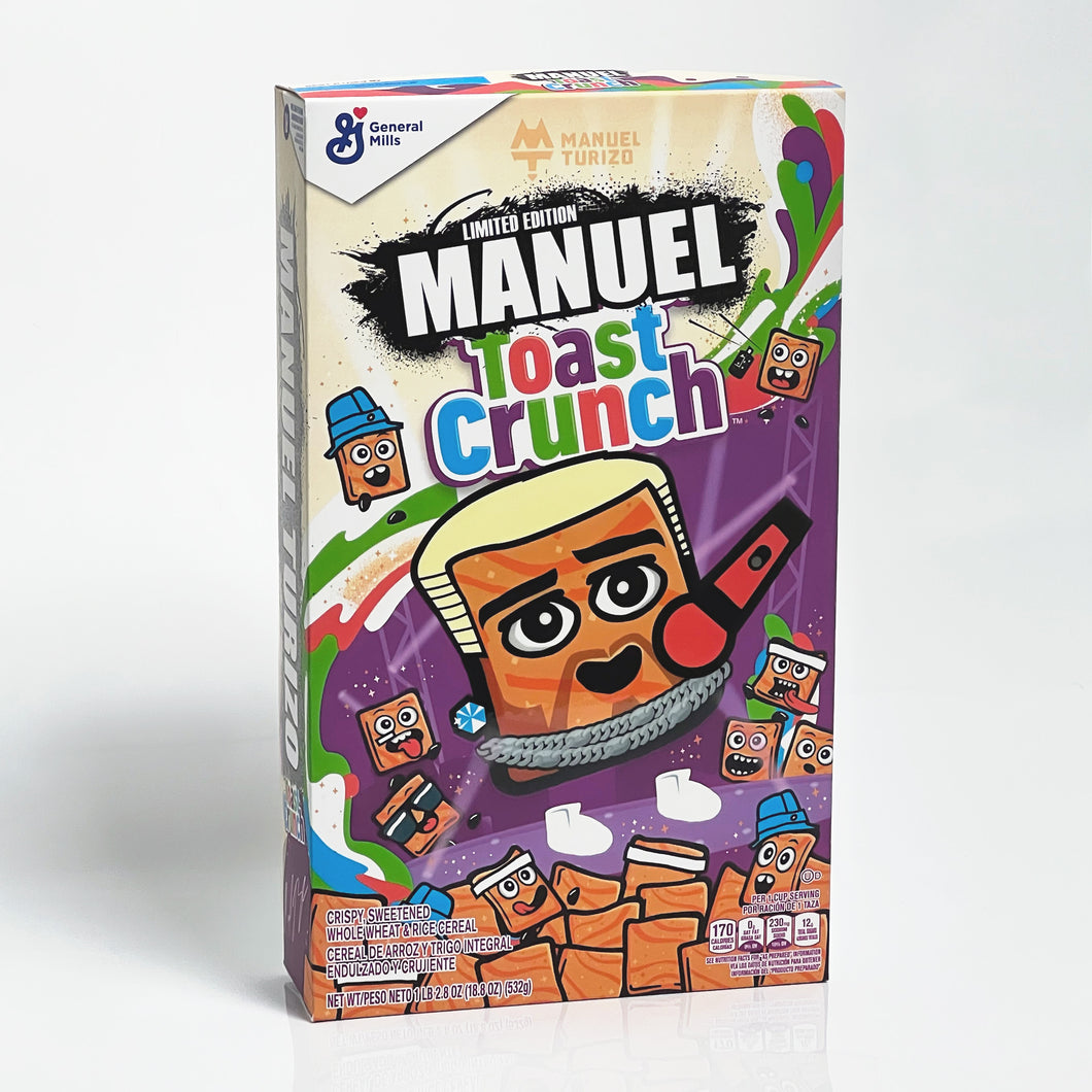 Manuel Turizo Toast Crunch, front of box