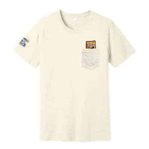 Natural Cinnamoji Tee with cinnamon toast crunch smile